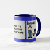 's Werelds grootste politieman-mok Mok (Voorkant rechts)