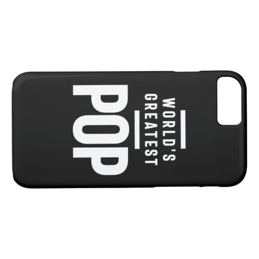 's Werelds grootste Pop | vader opa Gift Case-Mate iPhone Case (Achterkant (Horizontaal))