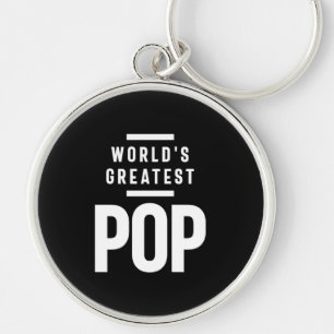 's Werelds grootste Pop vader opa Gift Sleutelhanger