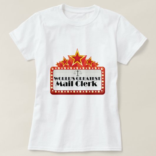 's Werelds grootste postbediende T-shirt (Design voorkant)