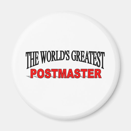 's Werelds grootste postmeester Magneet (Voorkant)