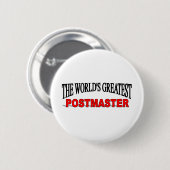 's Werelds grootste postmeester Ronde Button 5,7 Cm (Voorkant /achterkant)
