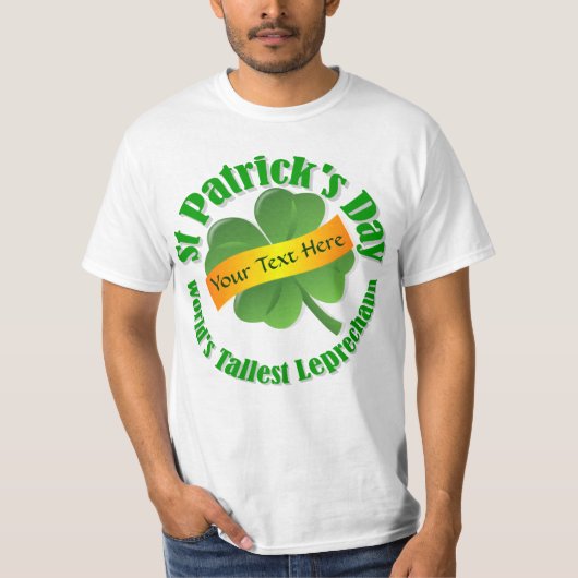 's Werelds grootste prechaun St Patrick's day T-shirt (Voorkant)