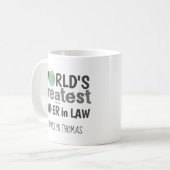 's Werelds grootste priester in de wet gepersonali Koffiemok (Voorkant links)