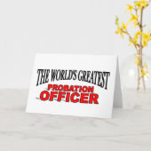 's Werelds grootste probation officier Kaart (Gele Bloem)