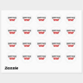 's Werelds grootste probleemoplosser Ronde Sticker (Vel)