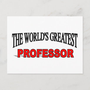 's Werelds grootste professor Briefkaart