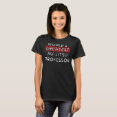 's Werelds grootste professor Jiu Jitsu T-shirt (Voorkant volledig)