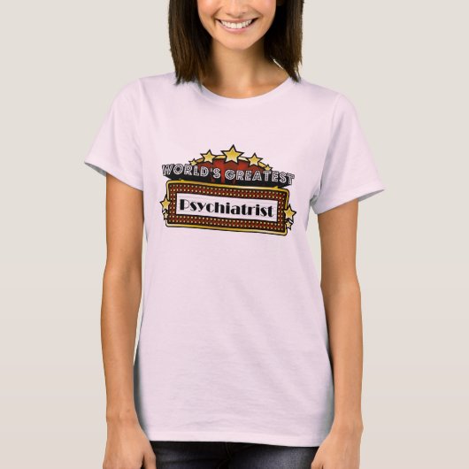 's Werelds grootste psychiater T-shirt (Voorkant)