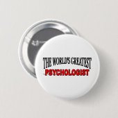 's Werelds grootste psycholoog Ronde Button 5,7 Cm (Voorkant /achterkant)