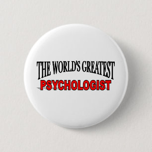 's Werelds grootste psycholoog Ronde Button 5,7 Cm