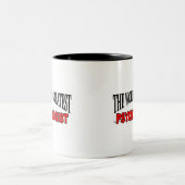 's Werelds grootste psycholoog Tweekleurige Koffiemok (Center)