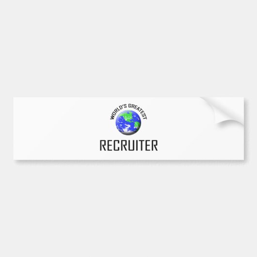 's Werelds grootste recruiter Bumpersticker (Voorkant)