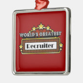 's Werelds grootste recruiter Metalen Ornament (Links)
