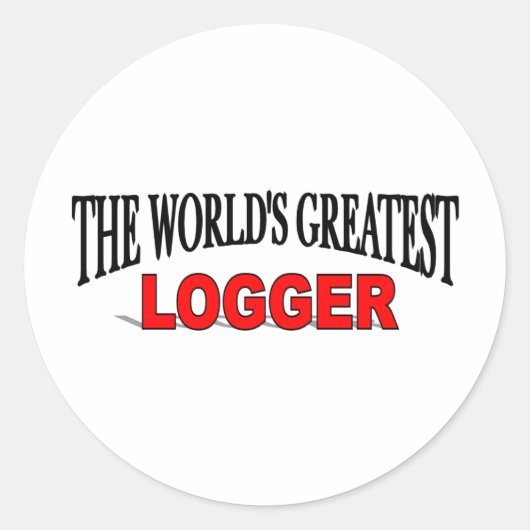 's Werelds grootste registreerapparaat Ronde Sticker (Voorkant)