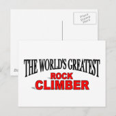's Werelds grootste rockklimmer Briefkaart (Voorkant / Achterkant)