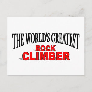 's Werelds grootste rockklimmer Briefkaart