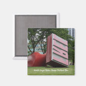 's Werelds grootste rubberen stempel koelkast magn Magneet (Voorkant / Achterkant)