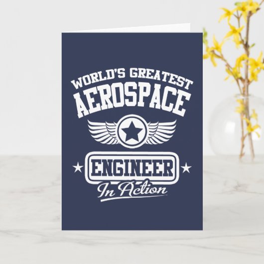 's Werelds grootste ruimtevaartingenieur Kaart (Gele Bloem)