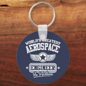 's Werelds grootste ruimtevaartingenieur Sleutelhanger (Voorkant)