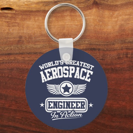 's Werelds grootste ruimtevaartingenieur Sleutelhanger (Voorkant)