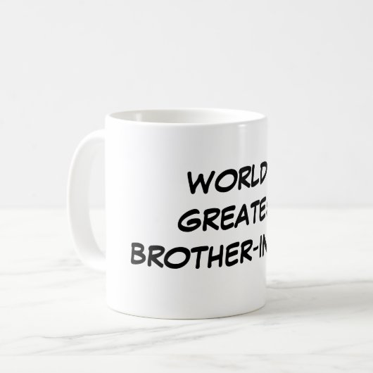 's Werelds grootste schoonbroer-in-wet Mok (Voorkant links)