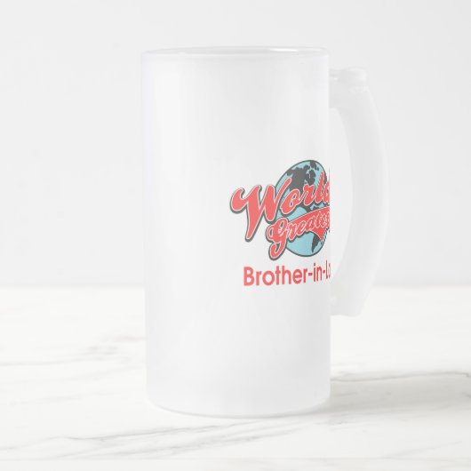 's Werelds grootste schoonbroer Matglas Bierpul (Voorkant rechts)