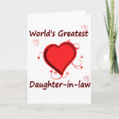 's Werelds grootste schoondochter Kaart (Voorkant)