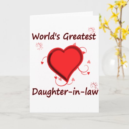 's Werelds grootste schoondochter Kaart (Gele Bloem)