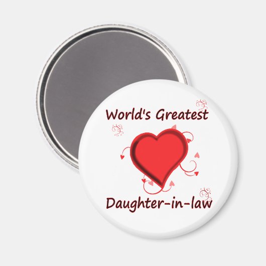 's Werelds grootste schoondochter Magneet (Voorkant / Achterkant)