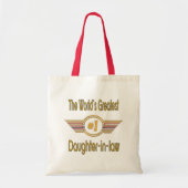's Werelds grootste schoondochter Tote Bag (Voorkant)
