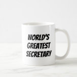 's Werelds grootste secretaris Koffiemok<br><div class="desc">'s Werelds grootste secretaris van koffie-Mok</div>