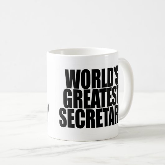 's Werelds grootste secretaris-Mok Koffiemok (Voorkant rechts)