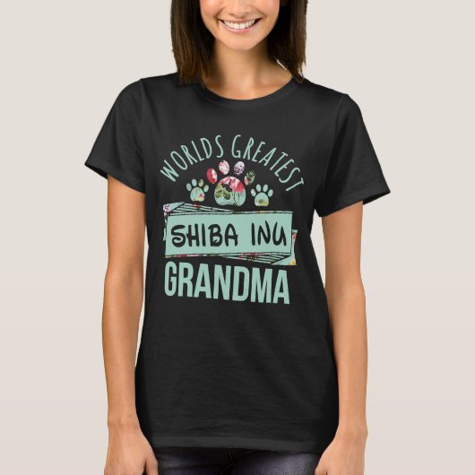 's Werelds grootste shiba Inu Grandma Ever Shiba I T-shirt (Voorkant)