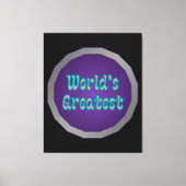 's Werelds grootste Sigil Wall Art Canvas Afdruk (Voorkant)