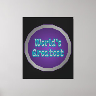 's Werelds grootste Sigil Wall Art Canvas Afdruk