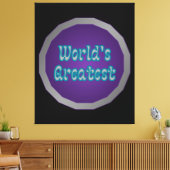 's Werelds grootste Sigil Wall Art Canvas Afdruk (Insitu (Woonkamer))