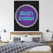 's Werelds grootste Sigil Wall Art Canvas Afdruk (Insitu (Slaapkamer))