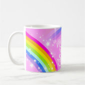 's Werelds grootste SISTER-regenbooglichtroze mok (Links)