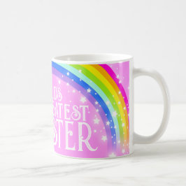 's Werelds grootste SISTER-regenbooglichtroze mok