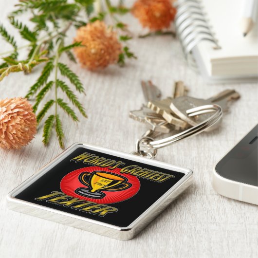 's Werelds grootste Sleutelhanger van de drukte (Zijkant)