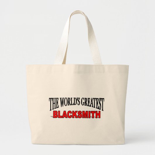 's Werelds grootste smid Grote Tote Bag (Voorkant)