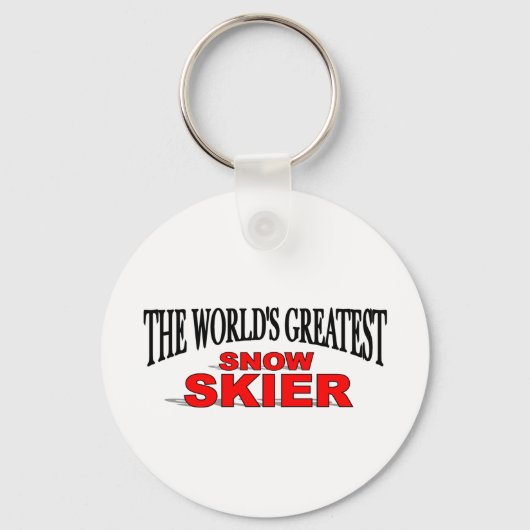 's Werelds grootste sneeuwskiester Sleutelhanger (Voorkant)
