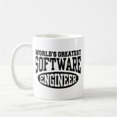 's Werelds grootste software engineer Koffiemok (Links)
