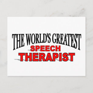 's Werelds grootste spraaktherapie Briefkaart
