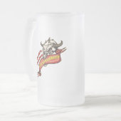 's Werelds grootste Stepdad-Vaderdag-cadeau Matglas Bierpul (Voorkant links)