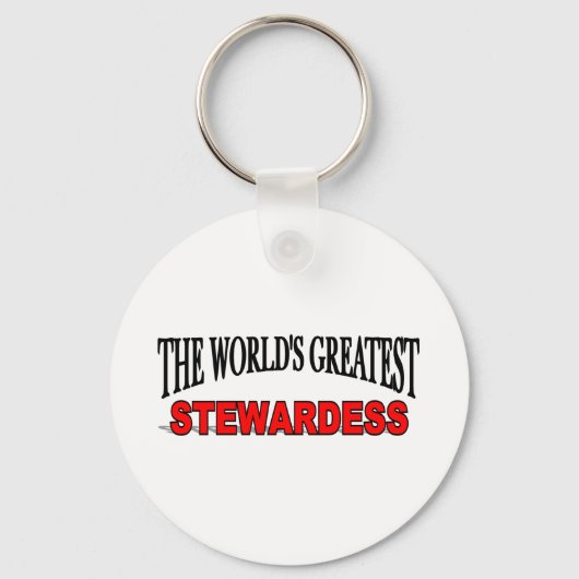 's Werelds grootste stewardess Sleutelhanger (Voorkant)