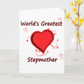 's Werelds grootste stiefmoeder Kaart (Gele Bloem)