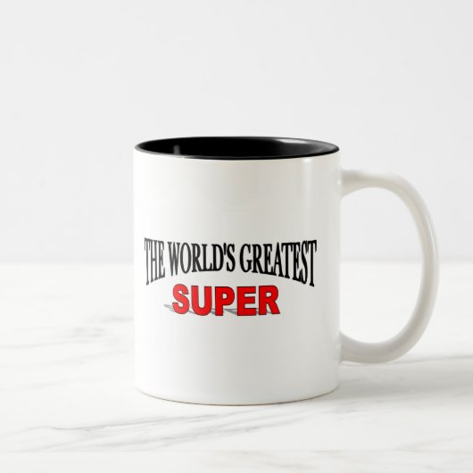 's Werelds grootste Super Tweekleurige Koffiemok (Rechts)