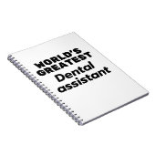 's Werelds grootste tandheelkundige assistent Notitieboek (Rechterzijde)
